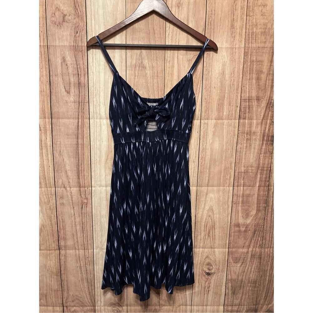 Banana Republic XS womens dress keyhole blue bow